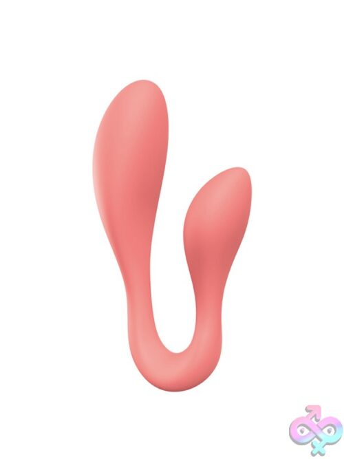 Adrien Lastic Couple Secrets 2.0 Hands-Free Double Penetration Vibrator – Orange - Image 2