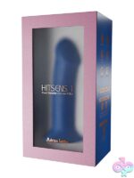 Hitsens 1 dual density blue silicone dildo by Adrien Lastic