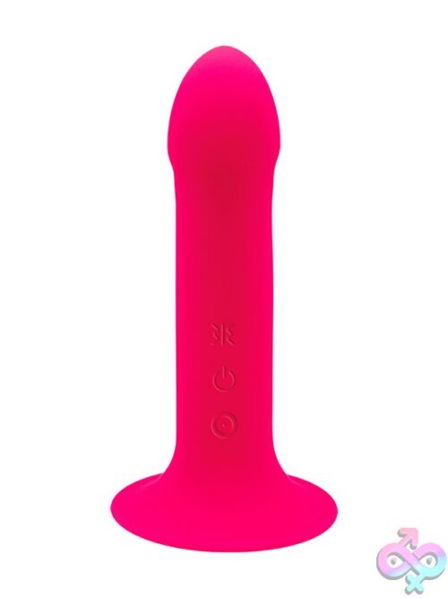 Adrien Lastic Hitsens 2 Dual Density Silicone Vibrating Dildo Pink - Image 2