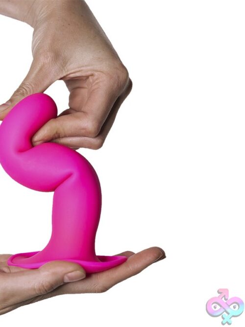 Adrien Lastic Hitsens 4 Dual Density Silicone Dildo – Pink - Image 3