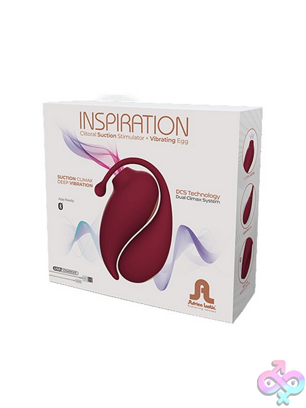 Discreet-Toys-Adrien-Lastic-Inspiration-Nu-Al-40783 Adrien Lastic Inspiration Purple App-Controlled Double Stimulator With Clitoral Suction And Vibrating Egg By Adrien Lastic