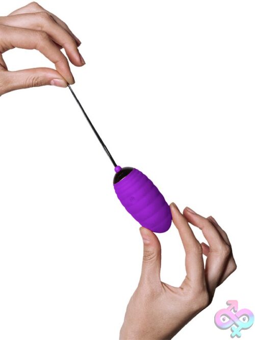 Ocean Breeze 2.0 Ultra Powerful Vibrating Egg – Purple - Image 3