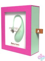 Mint green app-controlled vibrating egg in soft silicone by Adrien Lastic