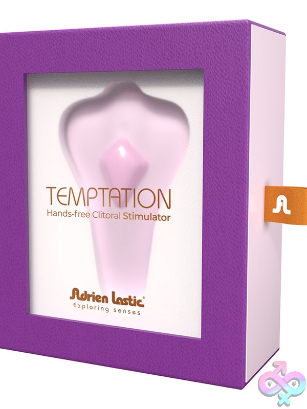 Discreet-Toys-Adrien-Lastic-Temptation-Hands-Free-Clitoral-Stimulator-Pink-Nu-Dj0997-09Bx Curved Hands-Free Clitoral Stimulator In Pink Silicone By Adrien Lastic