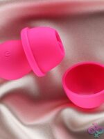 Albert Mushroom Shaped Tongue Vibrator Pink - Image 3