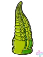 Alien Nation Octopod Enamel Lapel Pin – Green - Image 2