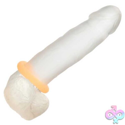 Alpha Glow-In-The-Dark Liquid Silicone Prolong Medium Ring - Orange - Image 6