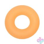 Alpha Glow-in-the-Dark Liquid Silicone Prolong Medium Ring - Orange - Image 7