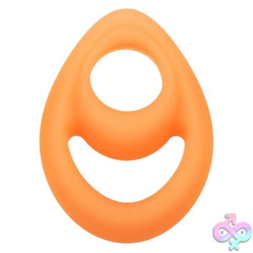 Alpha Glow-In-The-Dark Liquid Silicone Teardrop Ring - Orange - Image 7