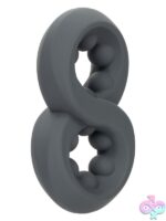 Alpha Liquid Silicone Beaded Crazy-8 Ring - Image 3