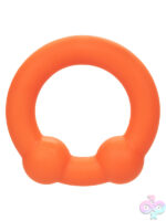 Alpha Liquid Silicone Dual Ball Ring for Couples