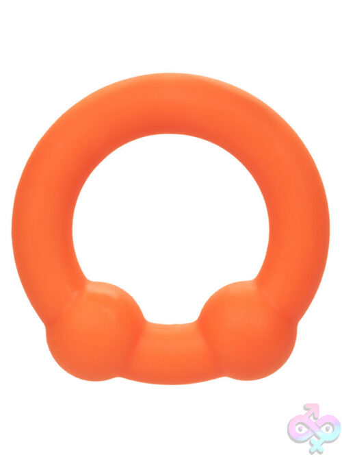 Alpha Liquid Silicone Dual Ball Ring for Couples