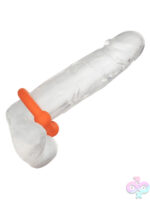 Alpha Liquid Silicone Dual Ball Ring for Couples