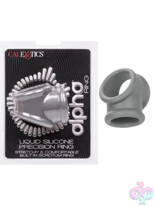 Gray Alpha Silicone Ring Toy - Image 9