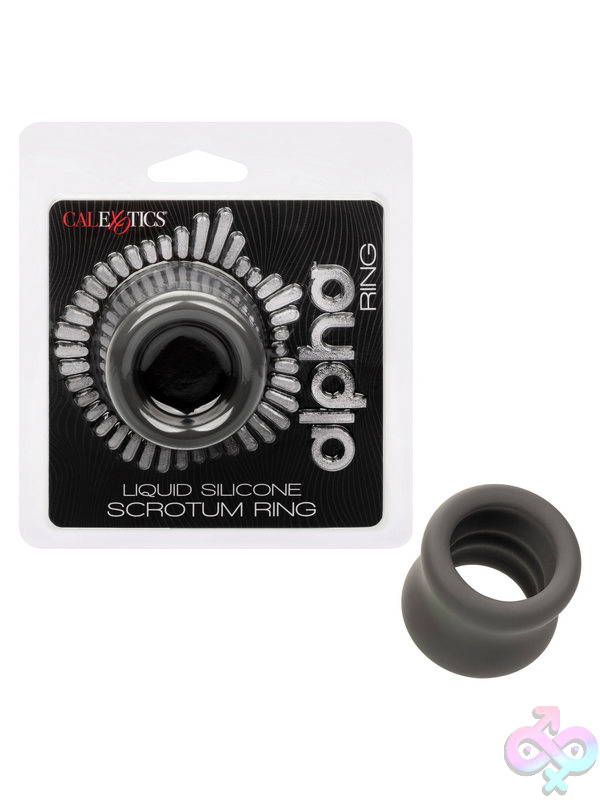 Calexotics Sex Toys - Alpha Liquid Silicone Scrotum Ring Alpha Liquid Silicone Scrotum Ring For Couples
