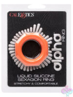 Alpha Liquid Silicone Sexagon Ring for Couples