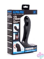Alpha-Pro 17X P-Trigasm 3-in-1 black silicone prostate stimulator by Xr Alpha-Pro