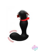 Alpha-Pro 7X P-Gyro Prostate Stimulator with Rotating Shaft - Black - Image 2