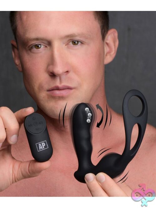 Alpha-Pro 7X P-Strap Milking &Amp; Vibrating Prostate Stimulator – Black - Image 4