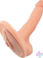penis extender masturbator combo Always Horny Tight Pussy Huge Cock White by Nasstoys