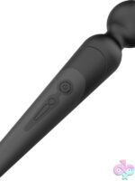 black rechargeable wand massager Amazing Wizward by Nasstoys