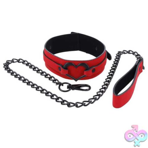 Amor Collar And Leash - Red - Image 3
