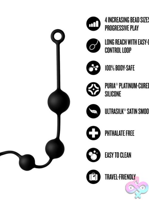 Anal Adventures Platinum X-Large Anal Beads - Image 2