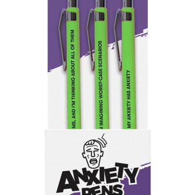 Fidget Anxiety Pens 3pk by Wood Rocket in purple