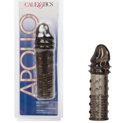 Translucent textured TPR penis extender sleeve by California Exotic Novelties