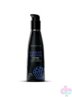 Blueberry flavored lubricant Aqua Blueberry Muffin Water-Based Intimate Gel 4 Oz by Wicked Sensual Care