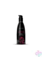 Organic lubricant Aqua Cherry flavored water-based intimate lubricant 2 fl oz by Wicked Sensual Care
