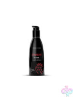 Water based lubricant without glycerin — Wicked Sensual Care Aqua Strawberry Flavored Intimate Lubricant 2 fl oz