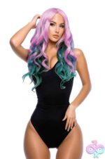 Ariel Premium Stylable Wig - Pink/turquoise - Image 2