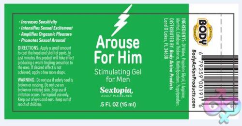 Arouse For Him Stimulating Gel 5 Oz - Image 2