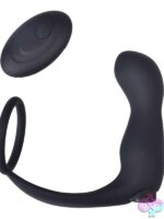 Ass-Sation Remote Contoured Anal Plug Black - Image 2