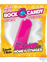 Pink velvety 10-function bullet vibrator by Rock Candy