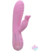 Pink thrusting bunny vibrator Aura Thrusting Bunny by CalExotics