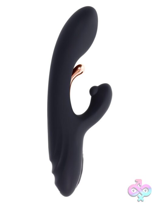 Aureus Dual Stimulation Rabbit Vibrator In Black - Image 2