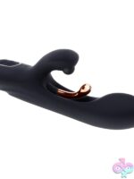 Aureus Dual Stimulation Rabbit Vibrator in Black - Image 3