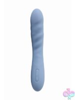 Ava Neo Thrusting Vibrator in Cornflower Blue - Image 2