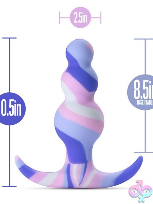 Avant Twilight Silicone Anal Plug – Twilight Blue - Image 3