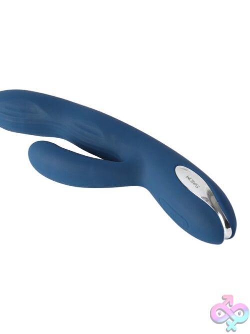 Aylin Deep Curve Rabbit Vibrator In Dark Blue - Image 3