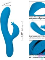 Azure Collection Flutter G Rabbit Vibrator – Blue - Image 3