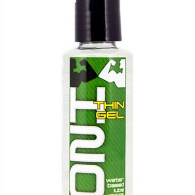 Elbow Grease H2O Thin Gel water-based lubricant by B. Cummings — flip-cap bottle