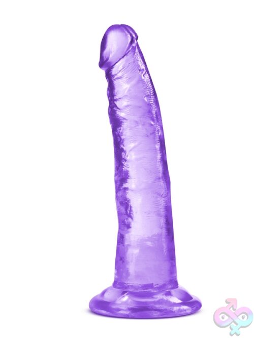 Purple Realistic Dildo With Suction Cup Base — B Yours Plus Lust N Thrust By Blush
