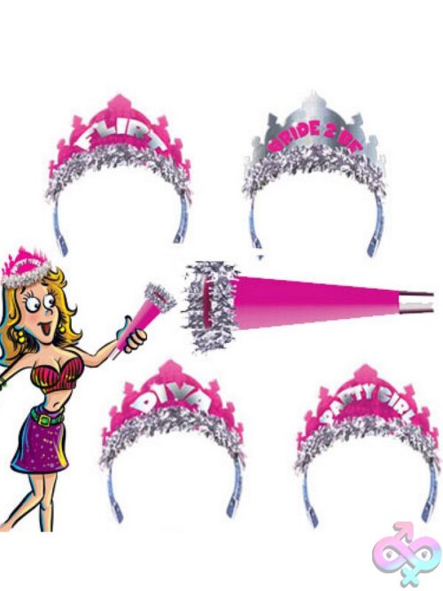 Bachelorette Tiaras And Tooters 8-Pack - Image 2