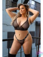 Baddie Longline Bralette & Panty Queen Size - Image 2