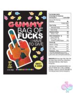 Bag of Fucks I Have to Give, Sour Gummy 2.2oz
