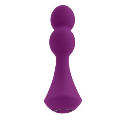 Ball Game Purple vibrating rotating anal beads by Evolved Novelties