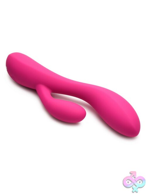Bang! 10X Flexible Silicone Rabbit Vibrator Pink - Image 3